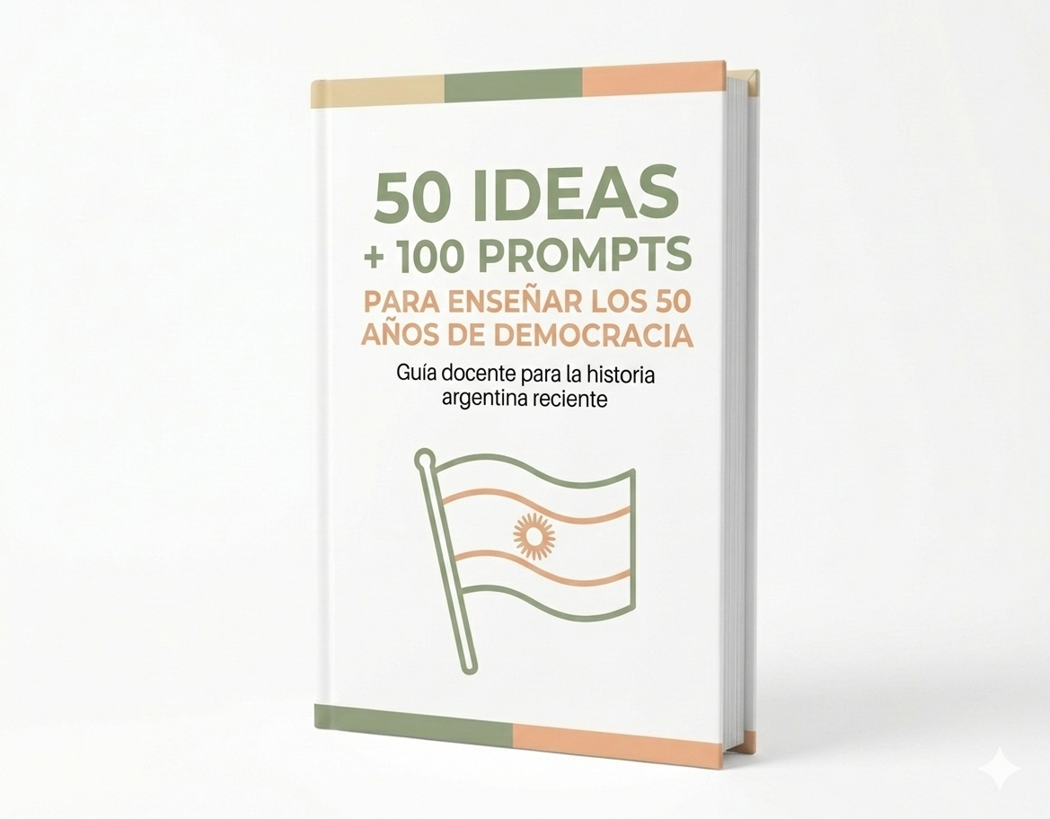 50 Años de Democracia: 50 Ideas de actividades + 100 Prompts de IA + 10 Secuencias Didácticas listas para usar